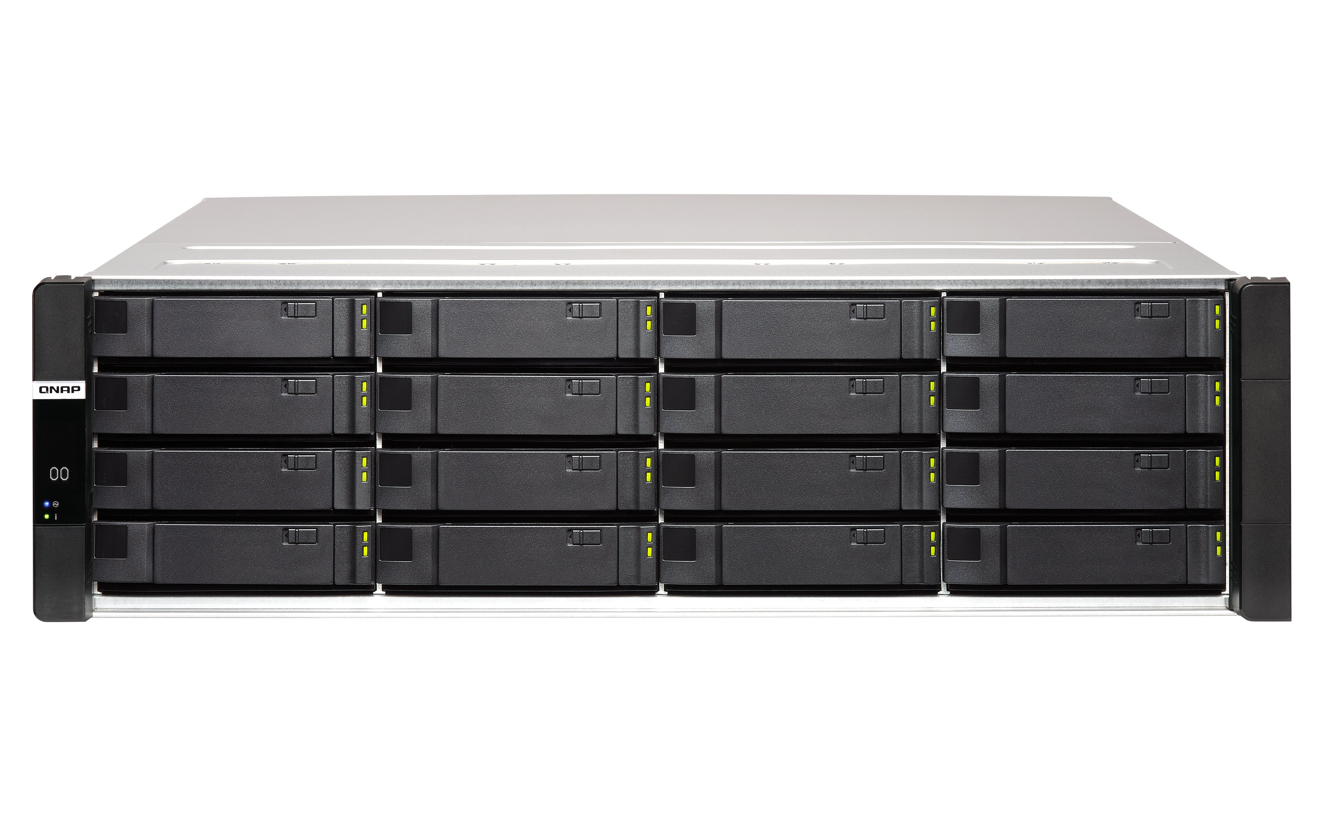 QNAP Xeon D-2123IT Allgemeines Speichergerät – 64 GB DDR4, SAS 12 Gbps, 4 Kerne, 2,2 GHz, 4×10GbE SFP+