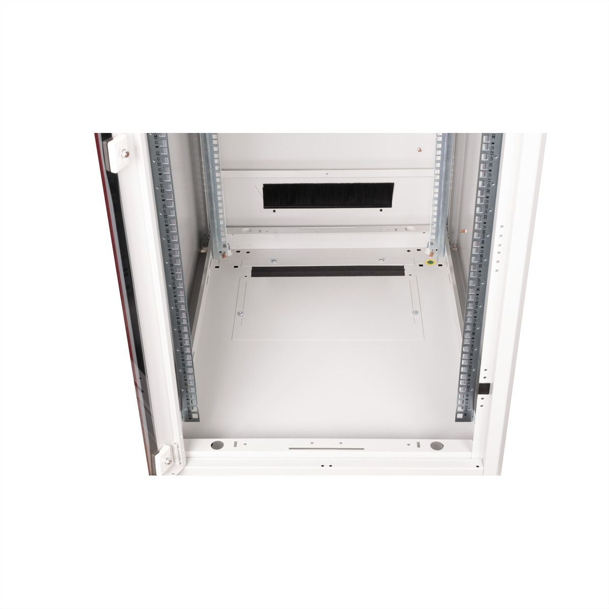 ROLINE Pro – 19" Netzwerkschrank 42U, IP20, abschliessbar, 600 × 800 × 2053 mm, lichtgrau, Stahl
