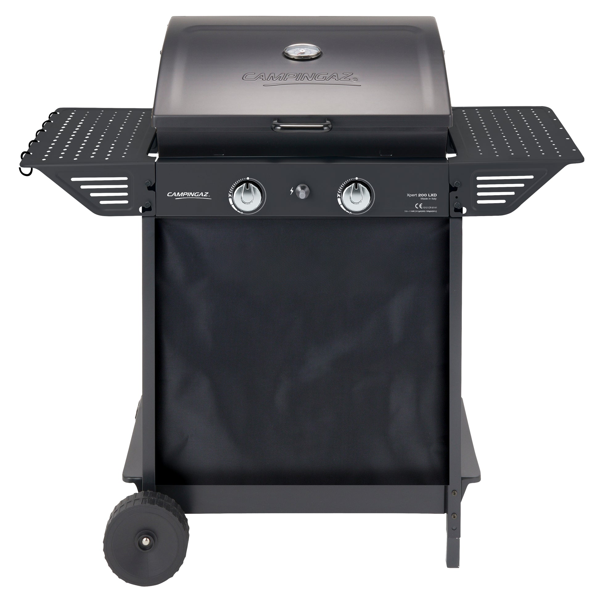 Campingaz Gasgrill Xpert 200 LXD – 2 Brenner, 7100 W, 34×54 cm Grillfläche – Schwarz