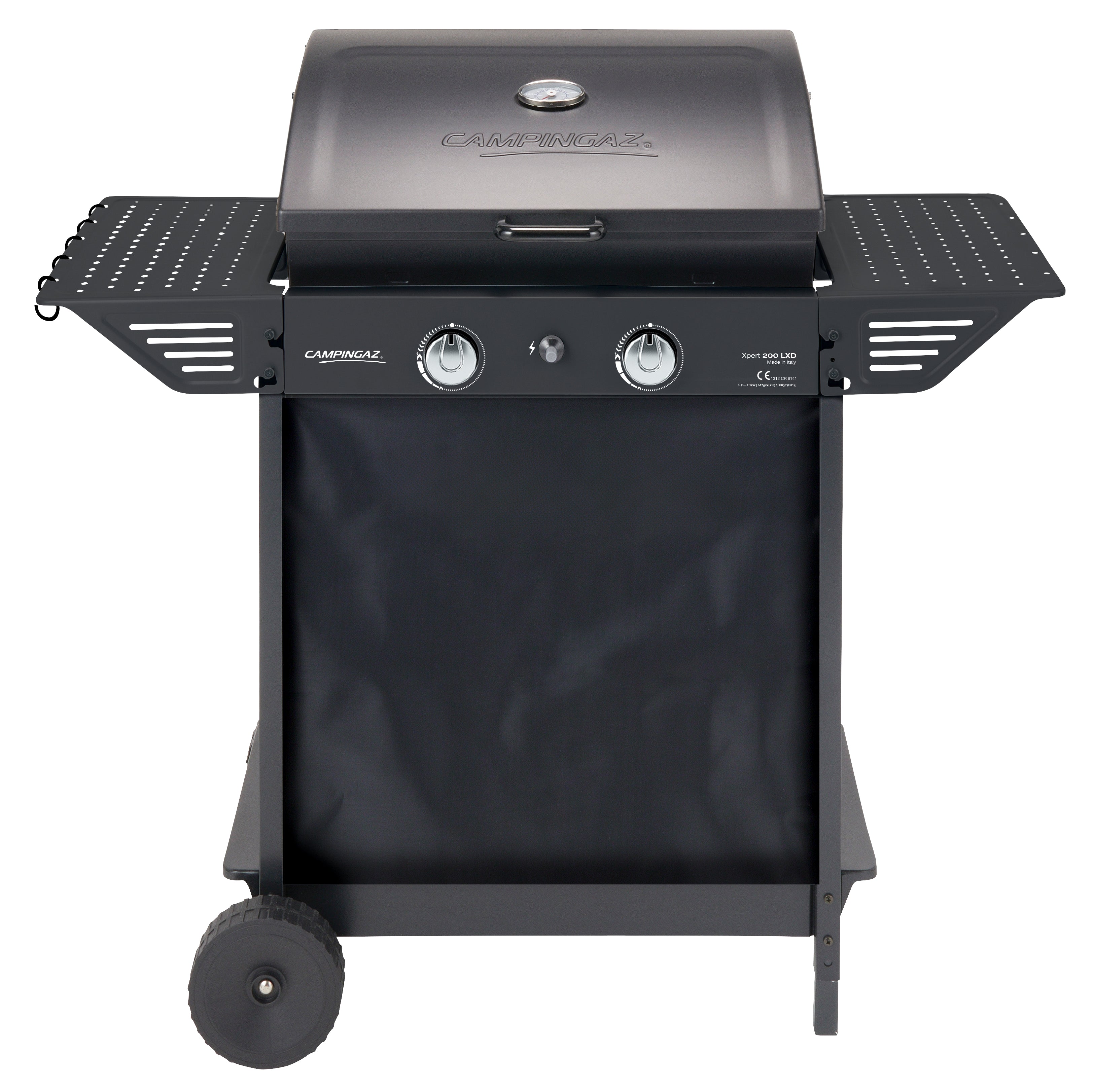 Campingaz Gasgrill Xpert 200 LXD – 2 Brenner, 7100 W, 34×54 cm Grillfläche – Schwarz