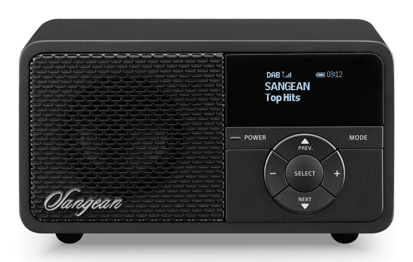 Sangean DDR-7X – DAB+/UKW-Tischradio, Bluetooth – Schwarz