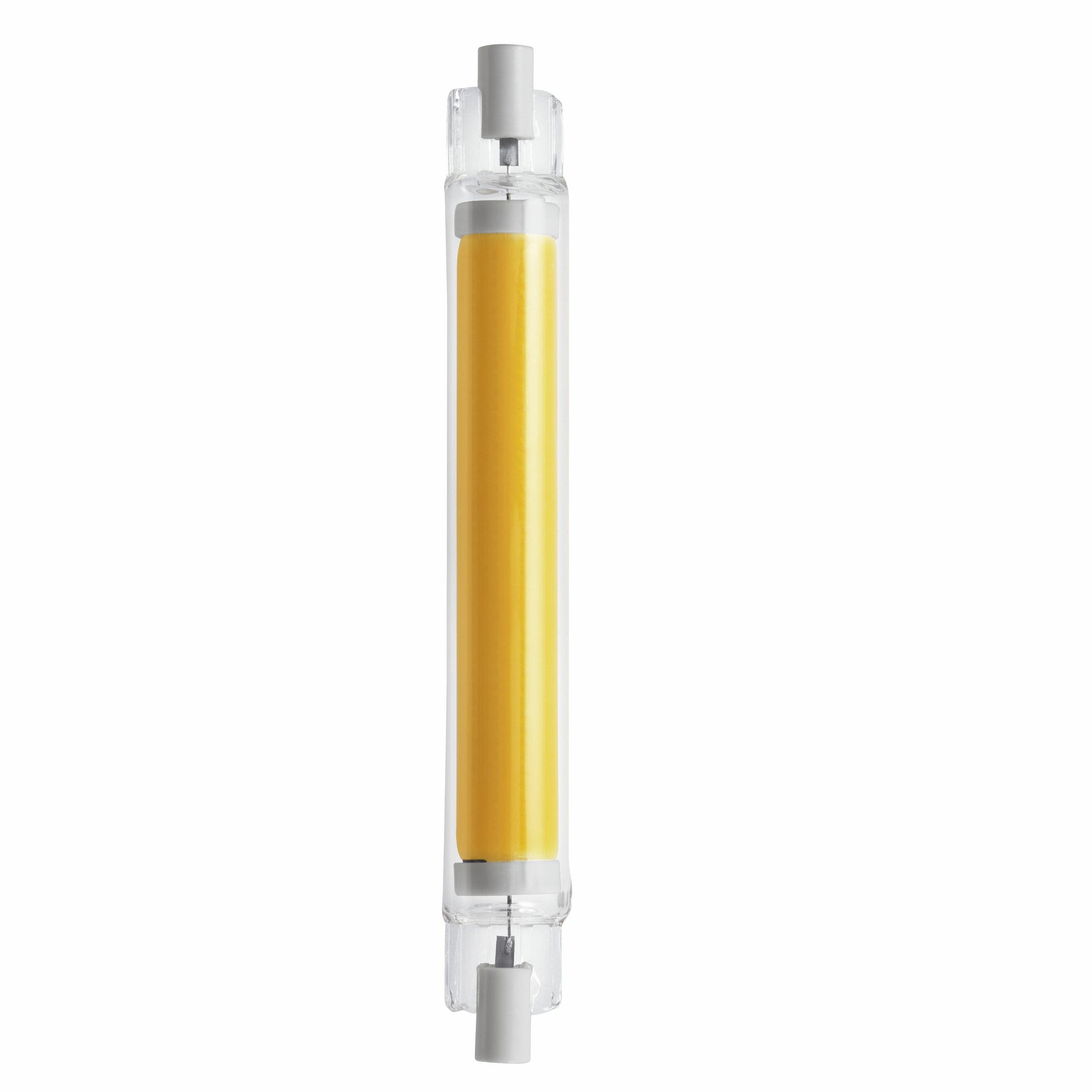 EGLO Leuchtmittel R7s (Rohrförmig) – Warmweiss 2700 K, 1055 lm, 9 W – 1 Stk., Transparent/Glas