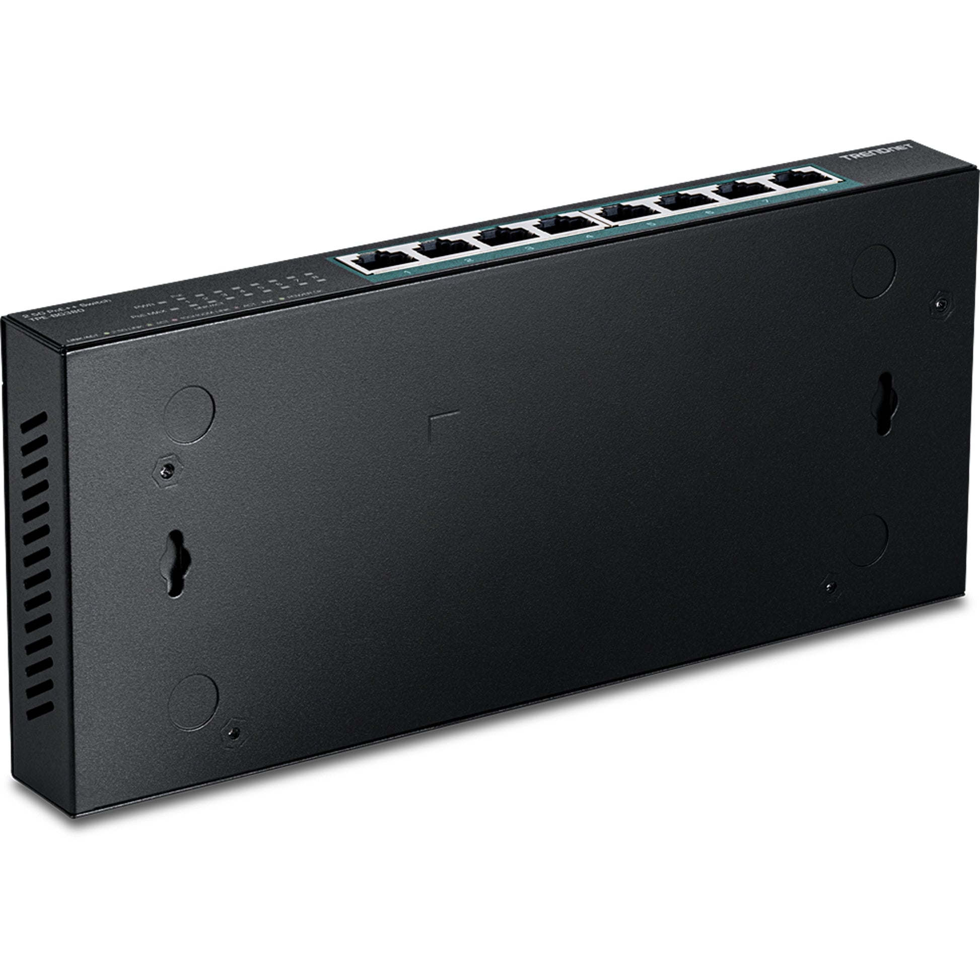 TRENDnet TPE-BG380 – Unmanaged Switch – 8× 2,5G, PoE++, PoE-Budget 230 W, Desktop