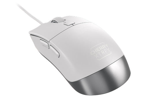 CHERRY XTRFY M50 – Gaming-Maus – Kabelgebunden (USB‑A), 12000 DPI, Rechts, Weiss