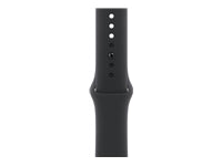 Apple Sportarmband – Armband – für Apple Watch 46 mm, Schwarz, Grösse S/M, Polymer