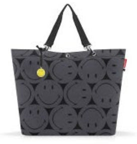 Reisenthel Stofftasche, Polyester, Motiv Smiley, 680×455×200 mm