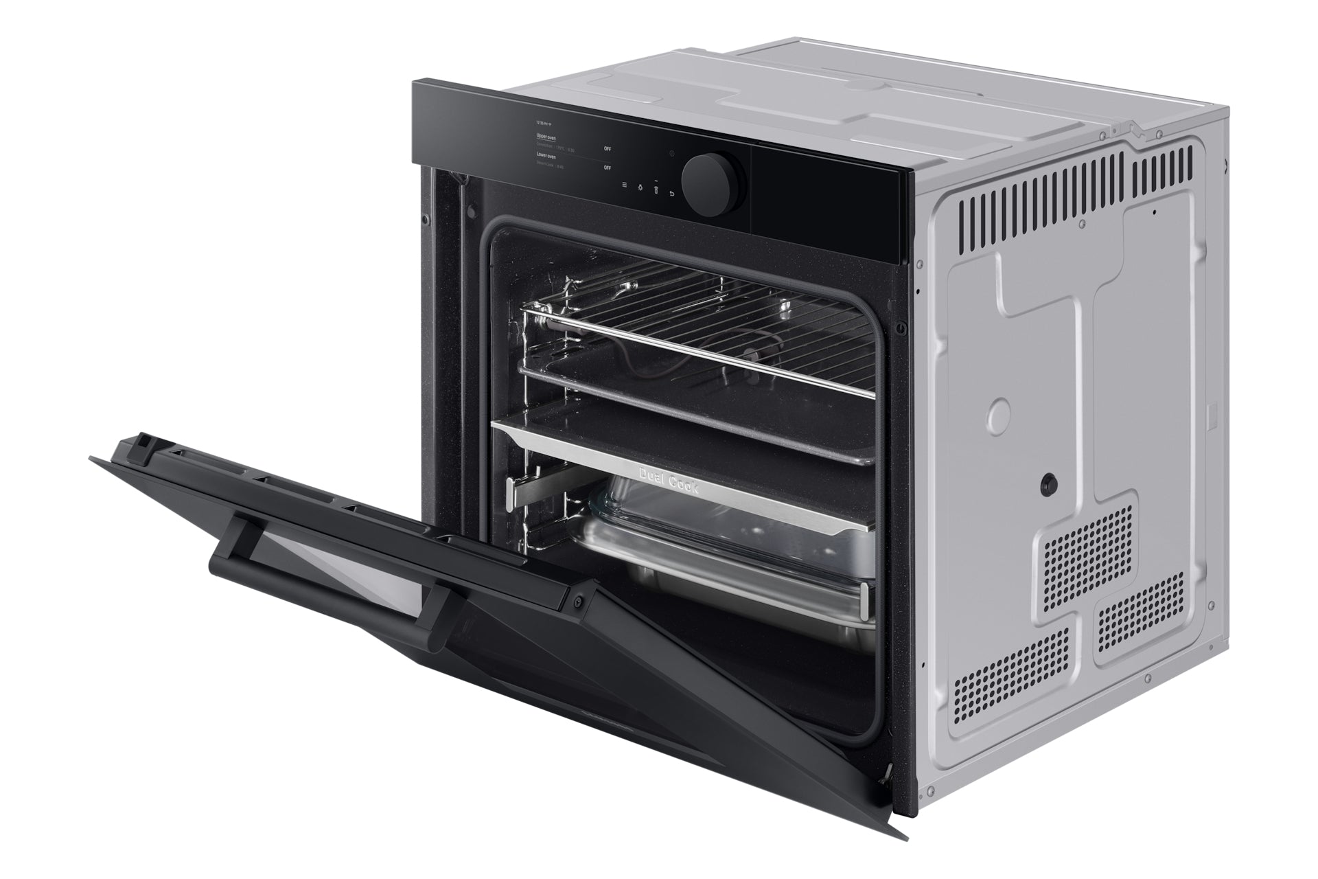Samsung Einbau-Ofen NV8000 – 75 l, Dual Cook Steam & Pyrolyse – Onyx Schwarz