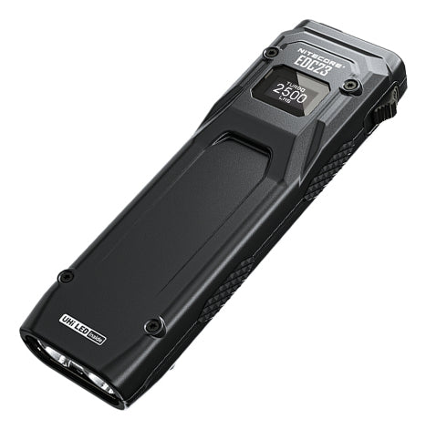 Nitecore Taschenlampe EDC23 – 2500 lm, 280 m, IP54, USB, Akku, 6 Modi – Schwarz
