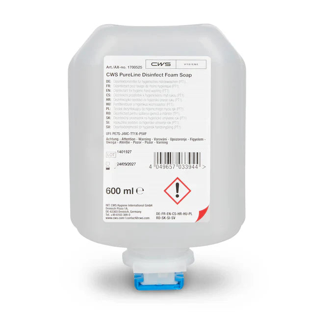 Cws Schaumseife Nachfüllung – 600 ml – für PureLine