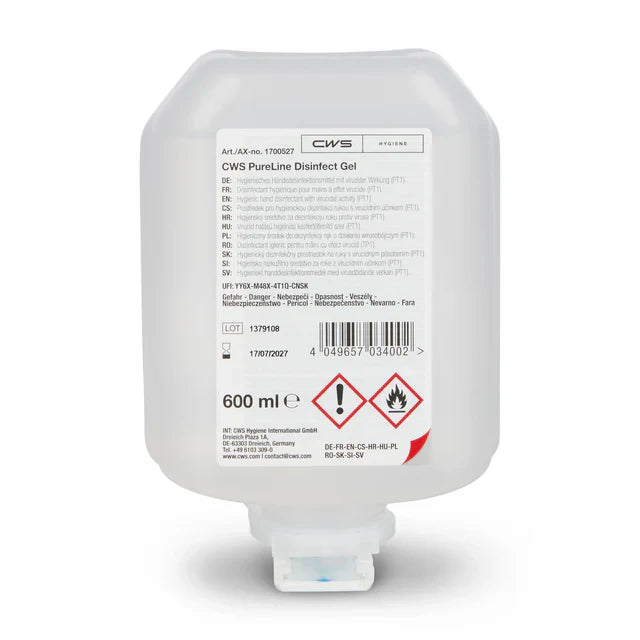 CWS Händedesinfektionsgel PureLine – 600 ml
