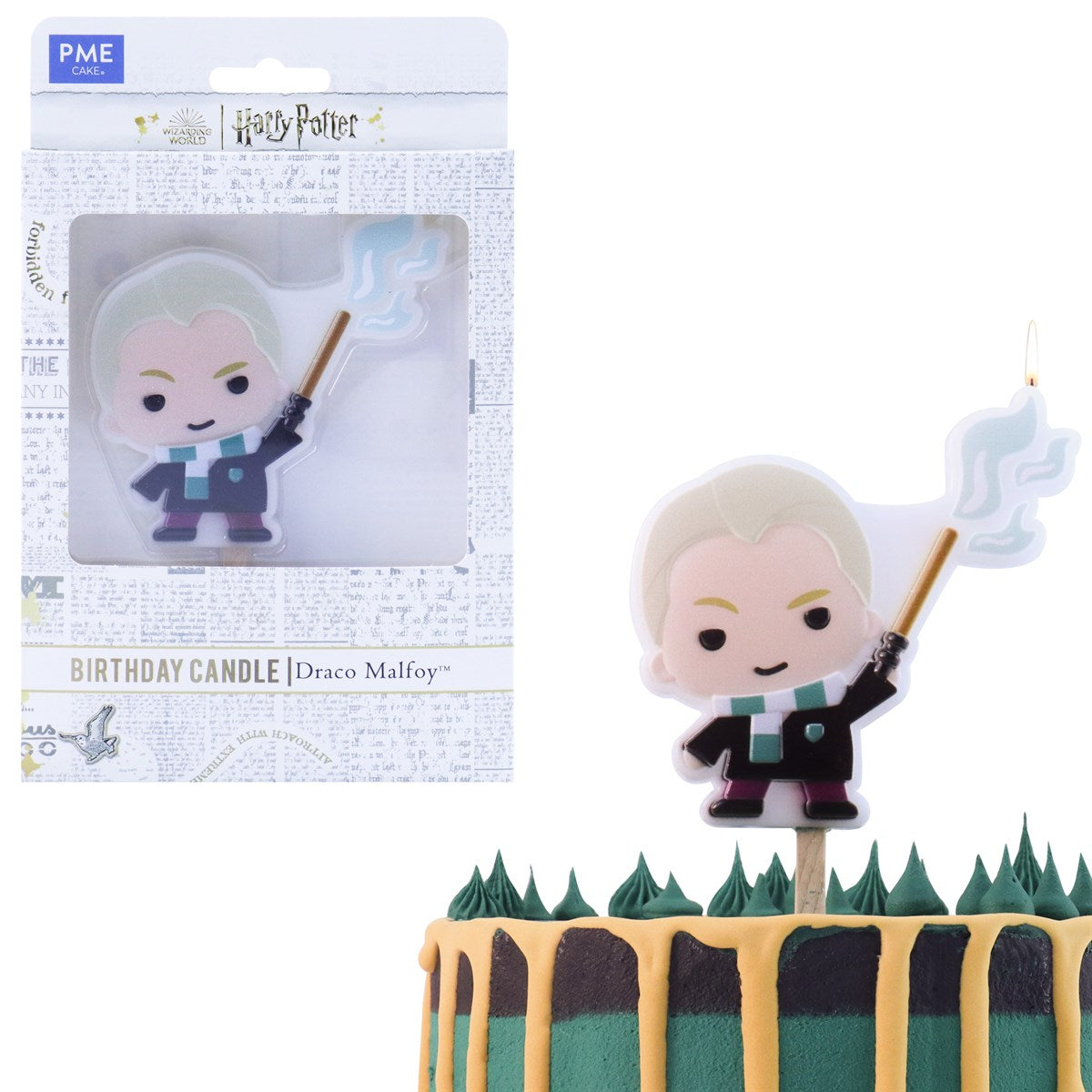 PME Harry Potter Geburtstagskerzen – mehrfarbig – 9,5 × 9,0 cm – 1 Stück