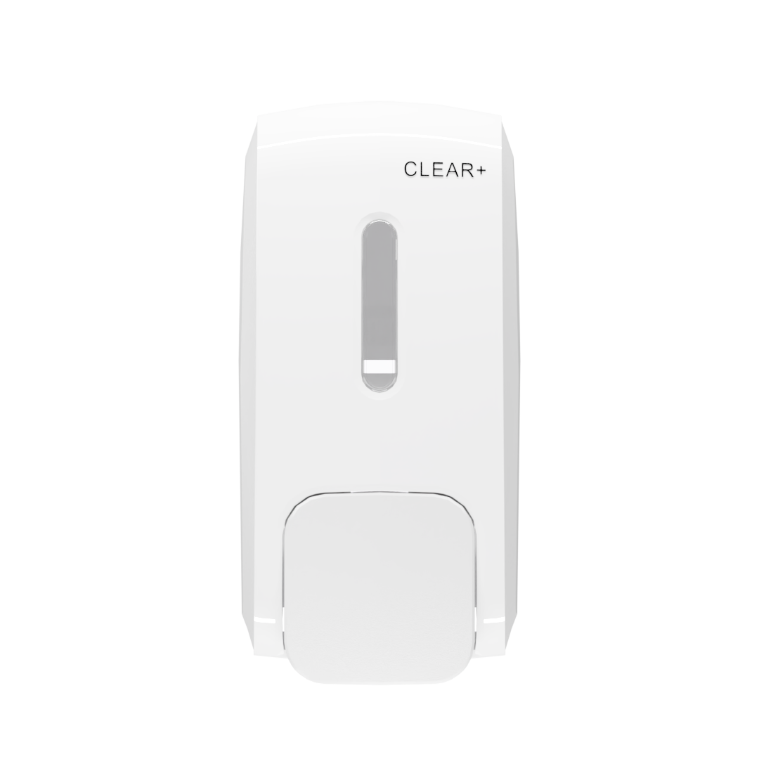 Clear+ Manueller Seifenspender – Wandmontage – 500 ml, PP und ABS