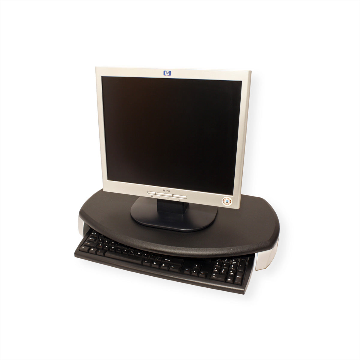 ROLINE Trend – Monitor-Tischständer – 1 Monitor – bis 22" – bis 20 kg/Monitor – Grau – für LCD, CRT