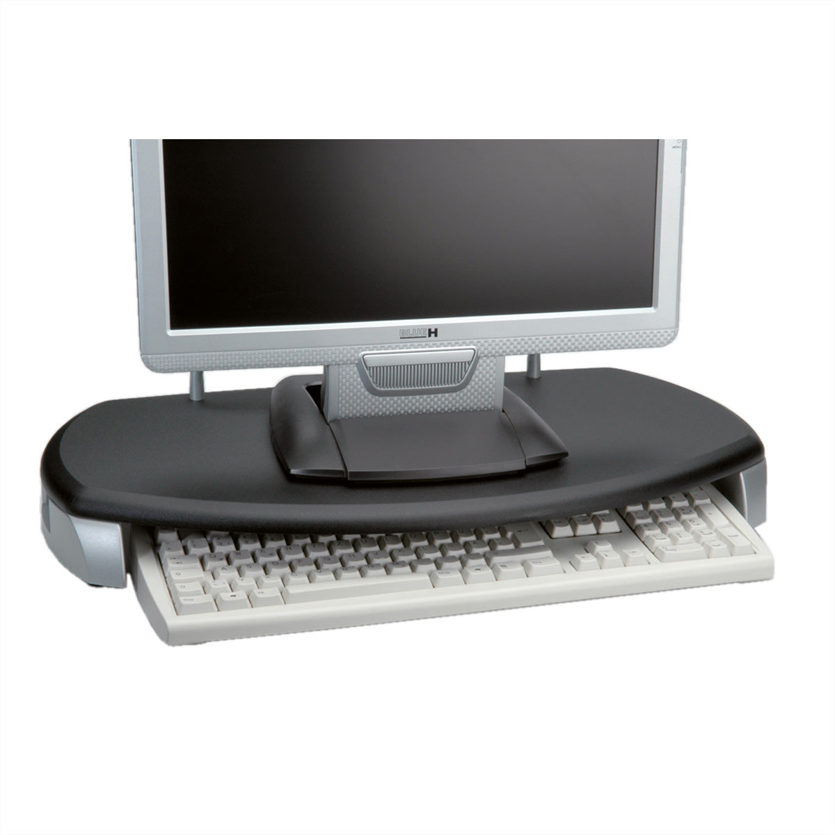 ROLINE Trend – Monitor-Tischständer – 1 Monitor – bis 22" – bis 20 kg/Monitor – Grau – für LCD, CRT