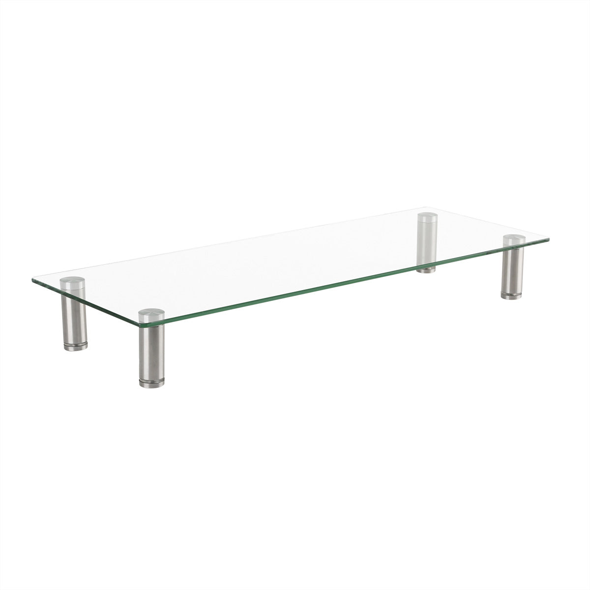 ROLINE Monitor-Tischständer – freistehend – 1 Monitor – bis 20 kg/Monitor – höhenverstellbar – transparent