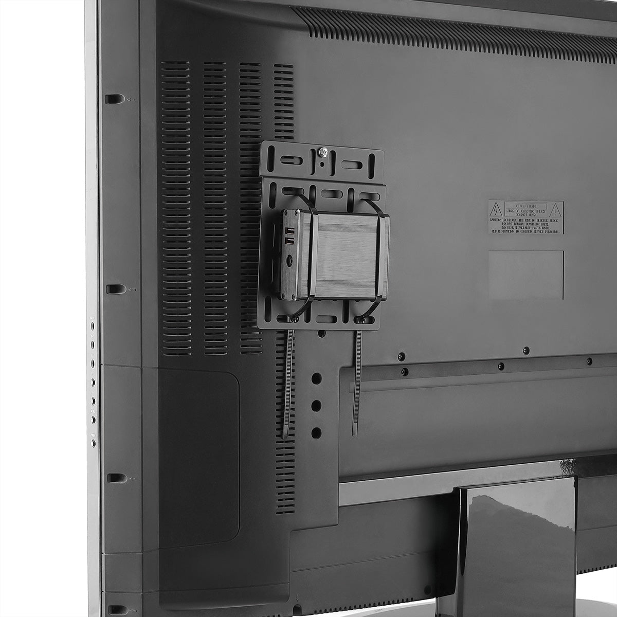 ROLINE Media-Player-Halterung (klein) – bis 1 kg – für VESA 75×75, 100×100 mm – Schwarz