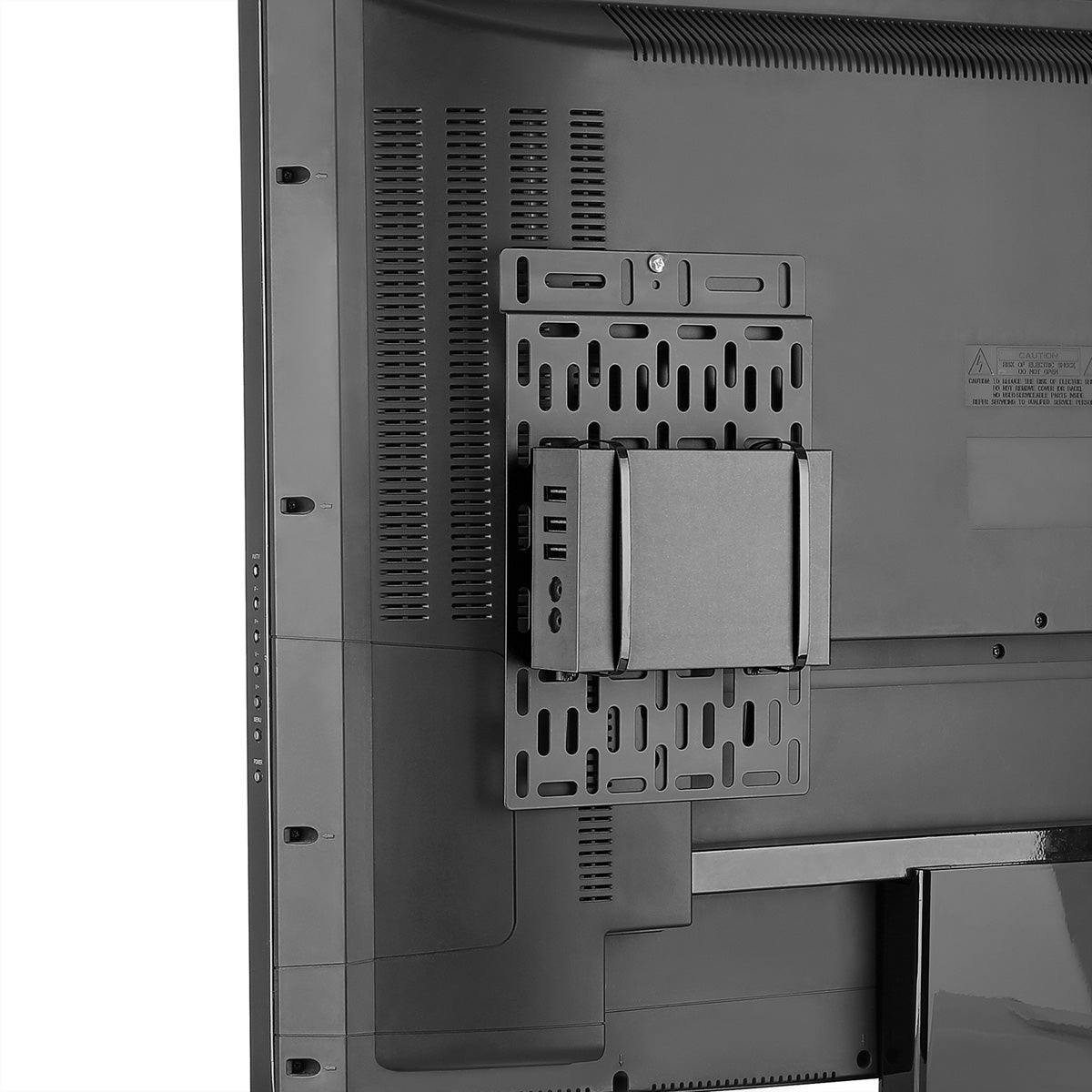 ROLINE Media-Player-Halterung, 340 × 224 × 9,5 mm, bis 5 kg, VESA 75×75/100×100/200×100/200×200