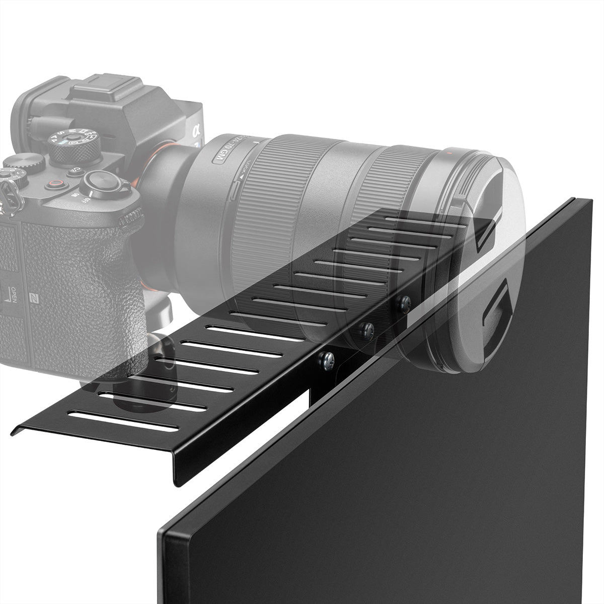 ROLINE All-in-one Geräteablage – VESA-Adapterplatte – 1 Monitor – bis 3 kg/Monitor – für VESA 100×100 mm