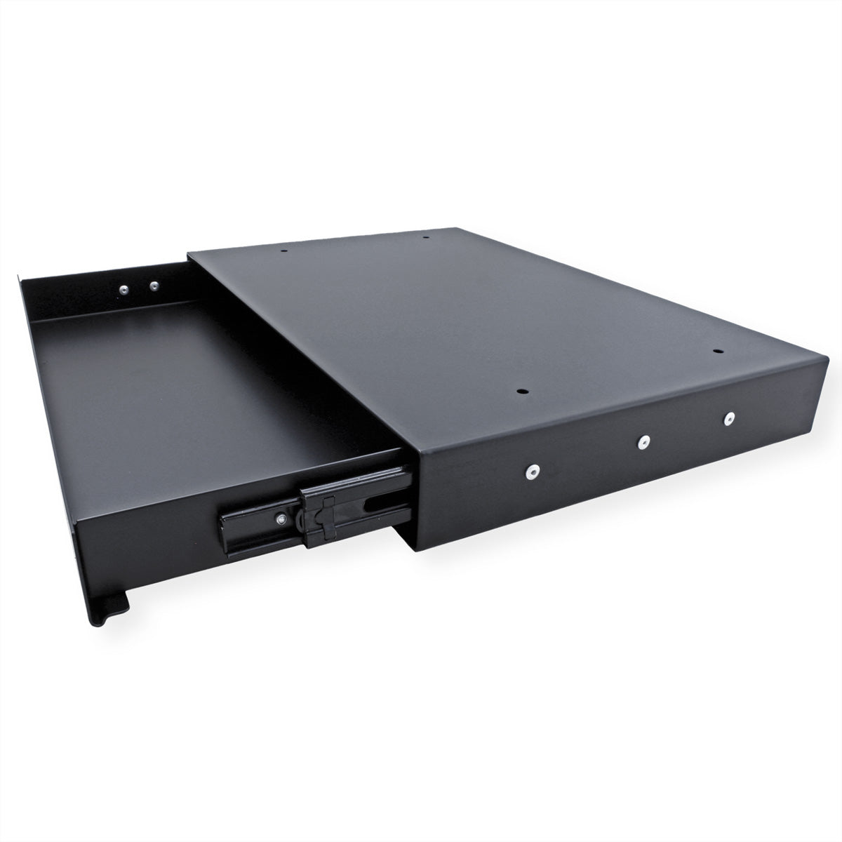 ROLINE Schublade – für Tischplatten ab 18 mm, schwarz