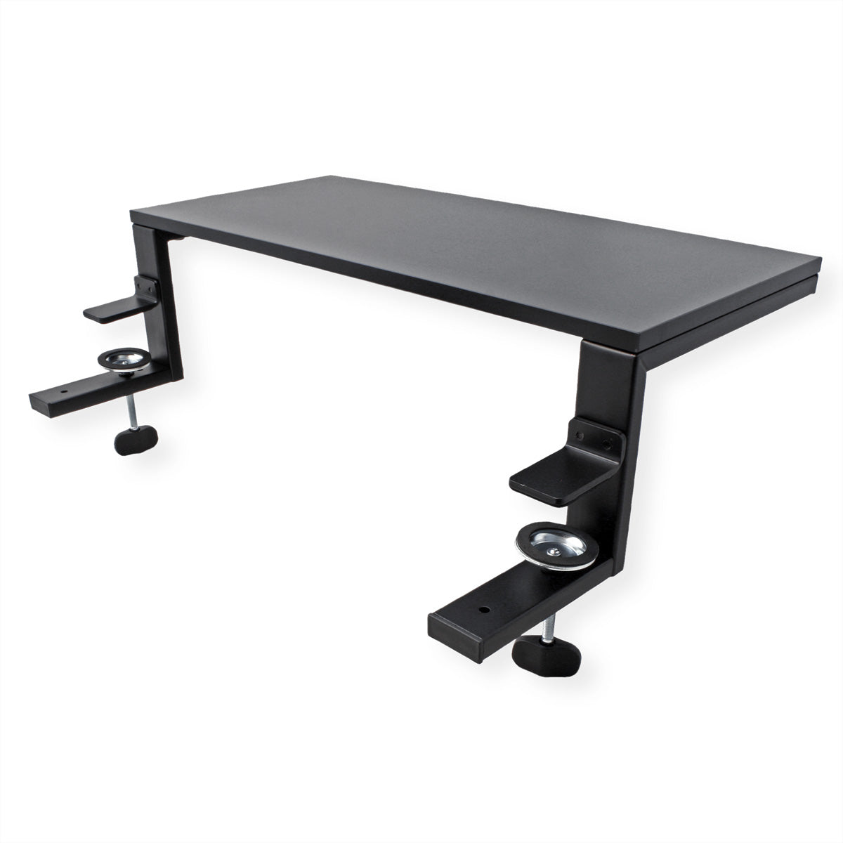 ROLINE Monitor-Tischständer – freistehend – bis 20 kg – höhenverstellbar – schwarz – für Monitore