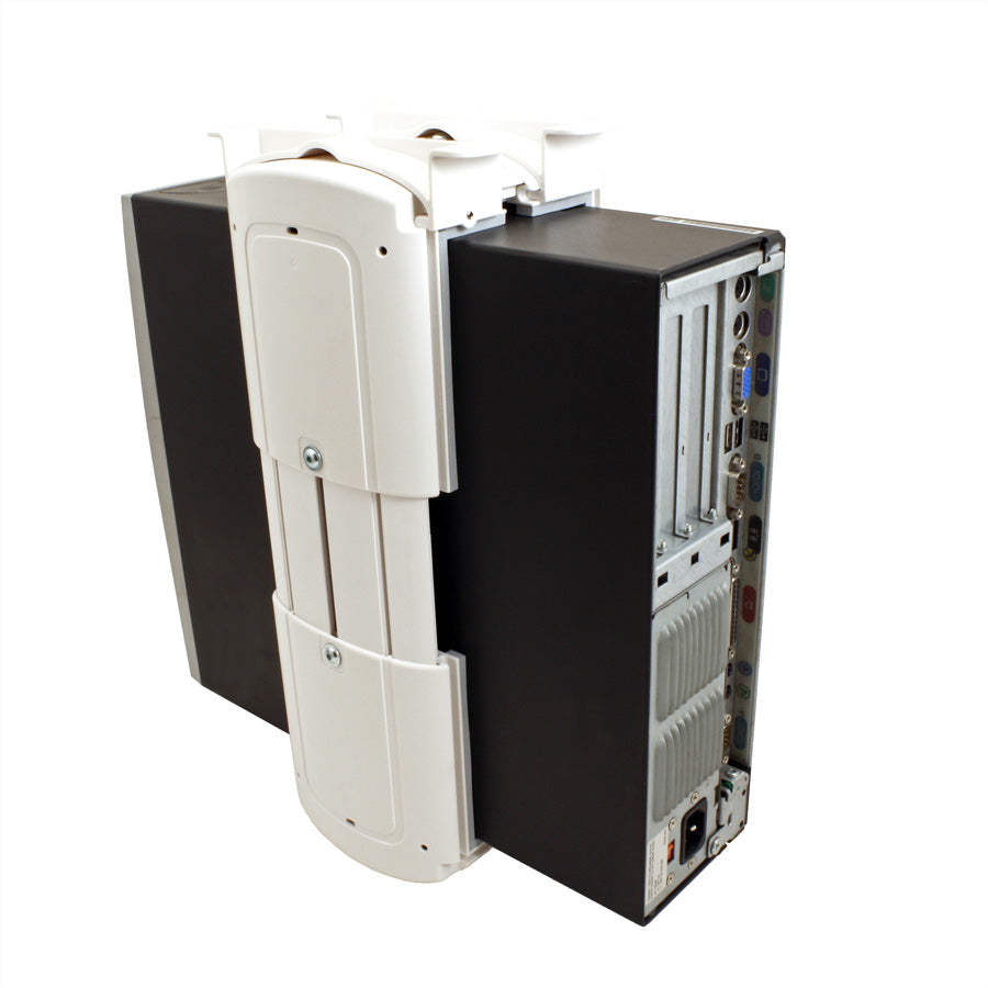 Dataflex CPU-Halterung (Untertisch) – bis 30 kg, weiss, Kunststoff (ABS)