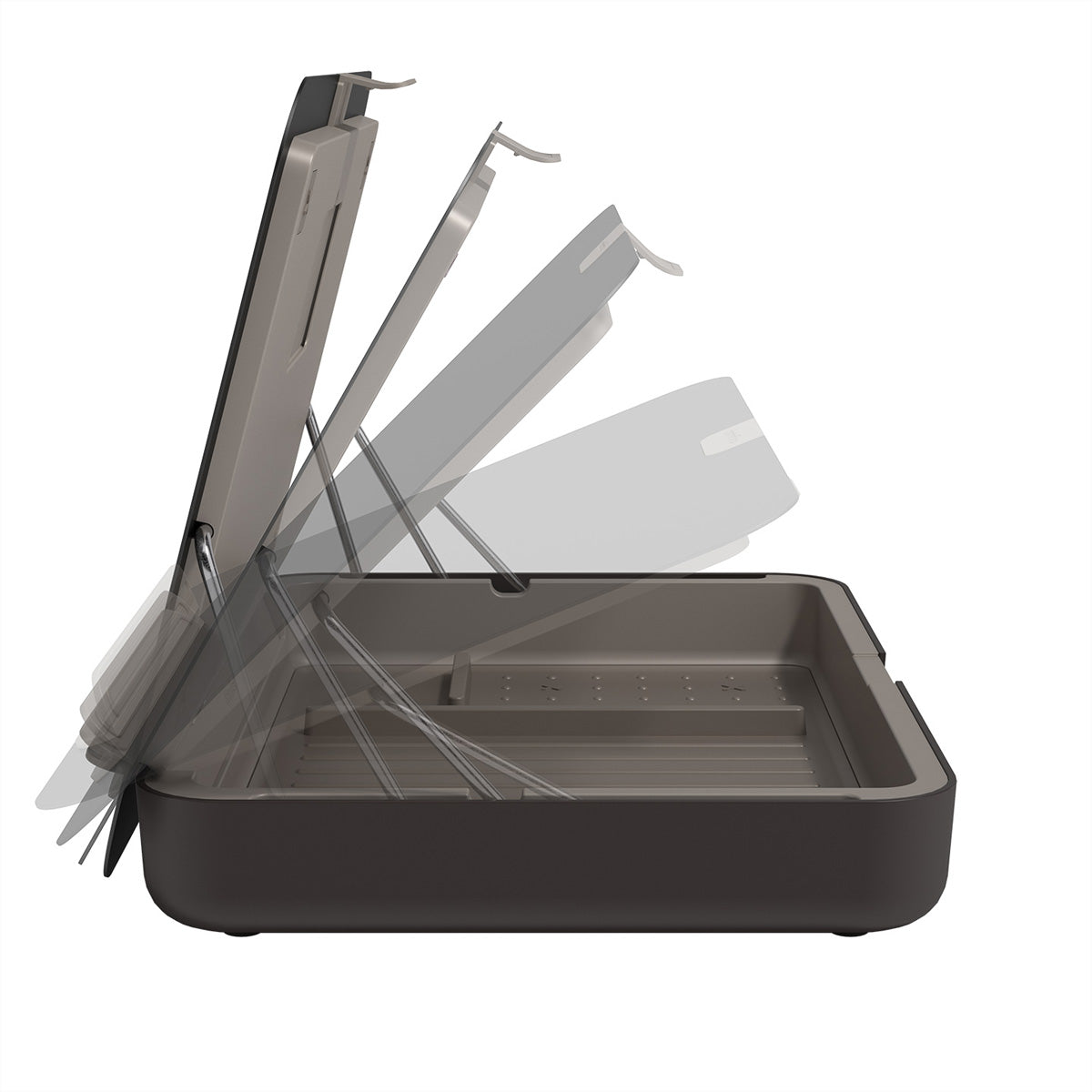 Dataflex Laptop-Ständer – für Notebooks bis 15" – höhenverstellbar, 6 kg Traglast – Schwarz