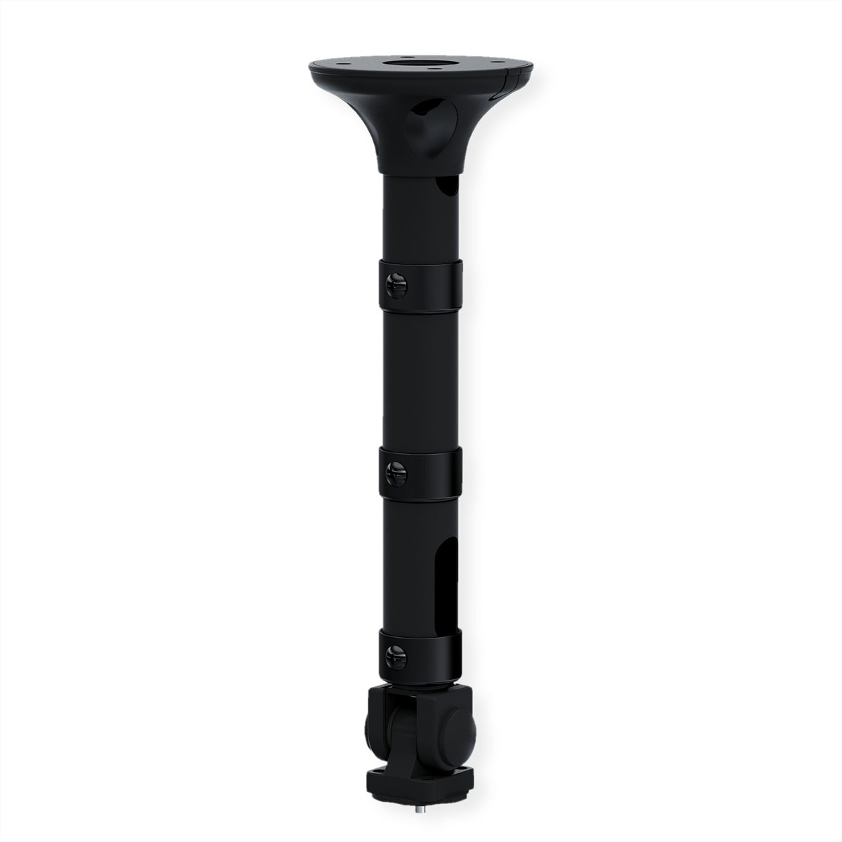 ROLINE Beamer-Deckenhalterung, H 20–40 cm, 3 kg, schwenk-/neigbar, schwarz