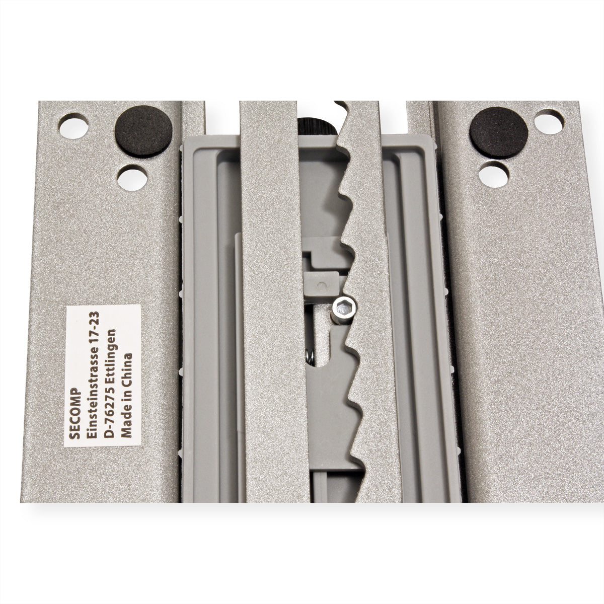 ROLINE VESA-Adapterplatte – bis 27" – VESA 75×75/100×100 mm – bis 8 kg/Monitor – höhenverstellbar – silber
