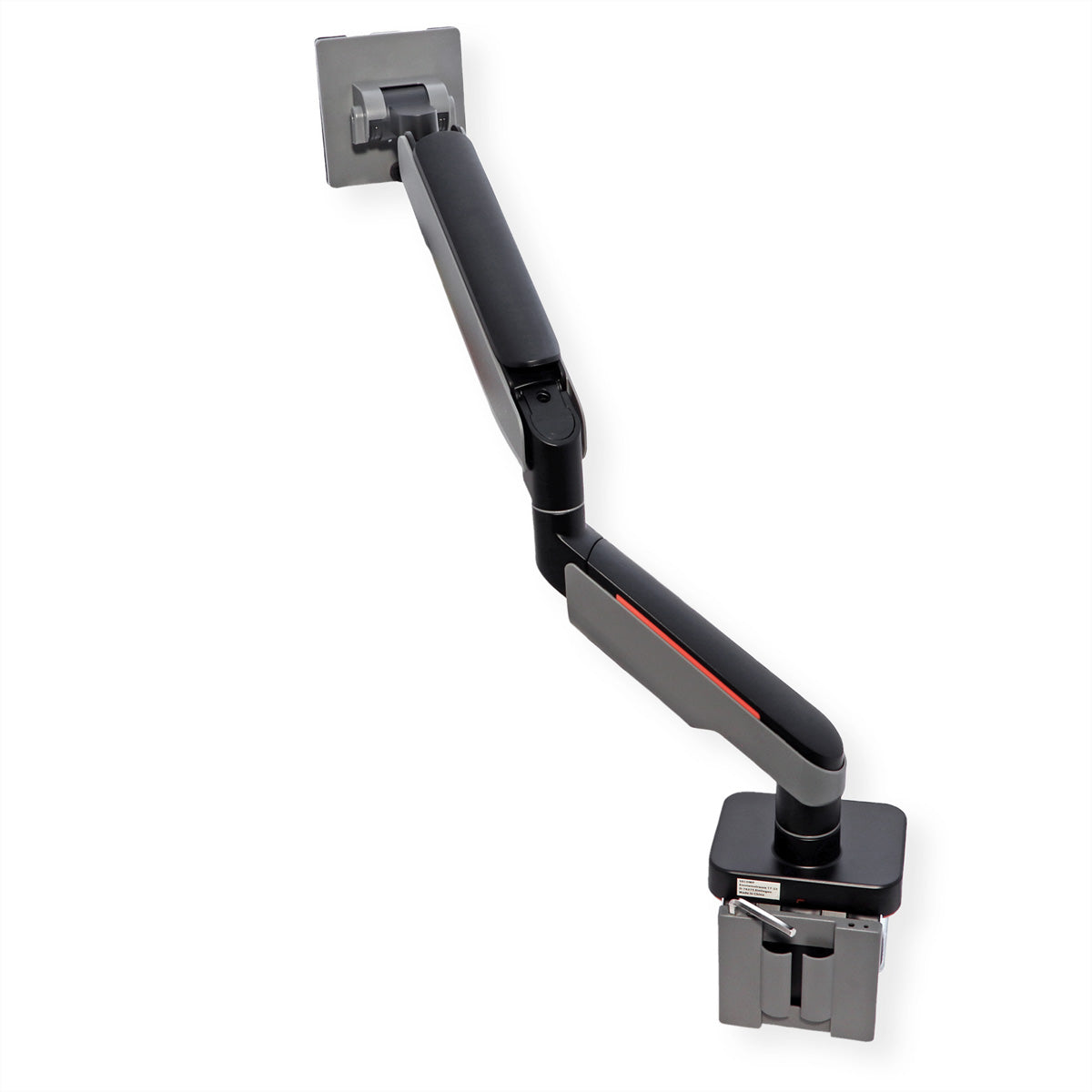 ROLINE Monitorarm Tischhalterung – Klemme/Durchführung – 1 Monitor – 17–49" – VESA 75×75/100×100 mm
