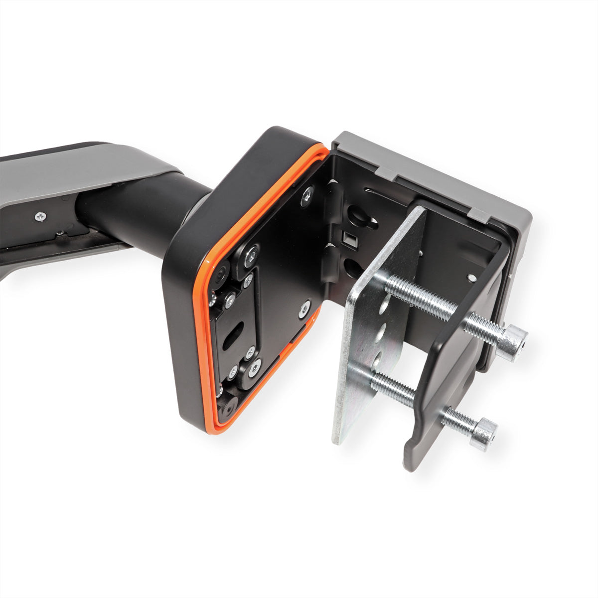 ROLINE Monitorarm Tischhalterung – Klemme/Durchführung – 1 Monitor – 17–49" – VESA 75×75/100×100 mm
