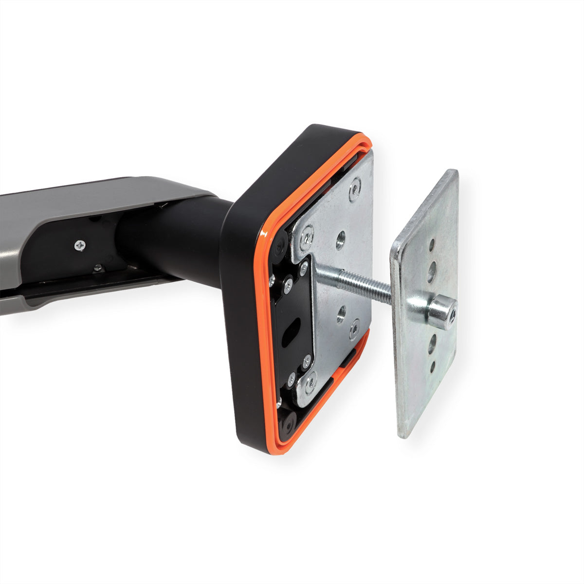 ROLINE Monitorarm Tischhalterung – Klemme/Durchführung – 1 Monitor – 17–49" – VESA 75×75/100×100 mm
