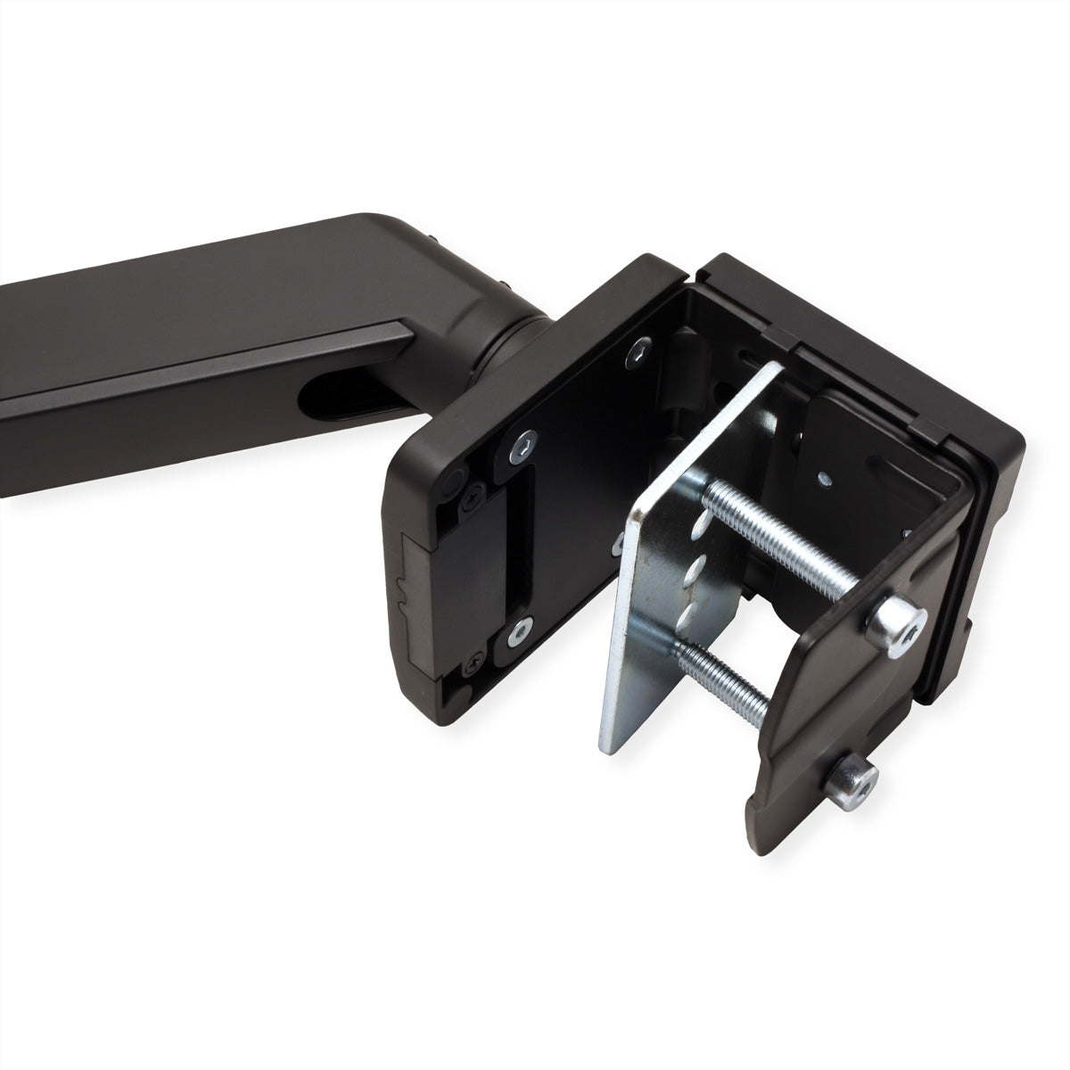 ROLINE Monitorarm Tischhalterung – 1 Monitor – 17–49" – VESA 75×75/100×100 mm – bis 18 kg/Monitor – Gasfeder