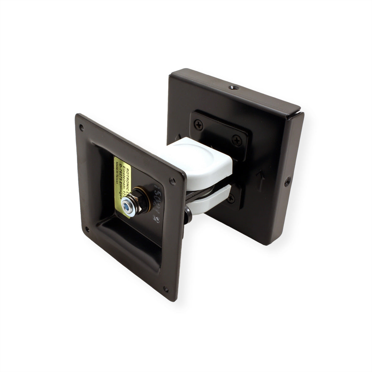 ROLINE LA-1 – Monitor-Wandhalterung – 1 Monitor – VESA 75×75 mm – bis 6 kg/Monitor – 1 Gelenk – Schwarz