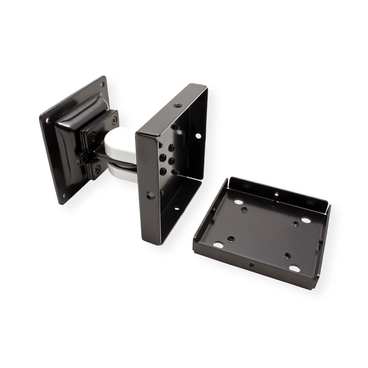 ROLINE LA-1 – Monitor-Wandhalterung – 1 Monitor – VESA 75×75 mm – bis 6 kg/Monitor – 1 Gelenk – Schwarz