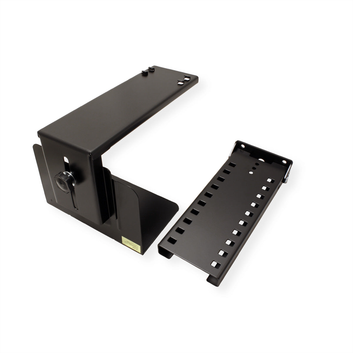 ROLINE CPU-Halterung (Untertisch) – bis 30 kg, schwarz, Stahl