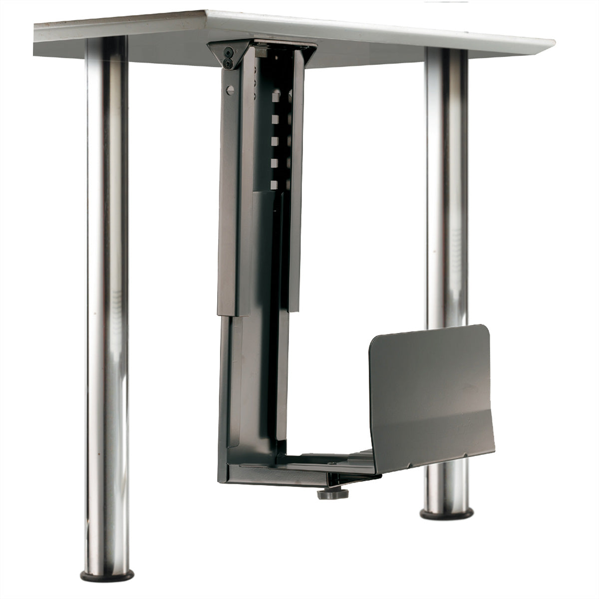 ROLINE CPU-Halterung (Untertisch) – bis 30 kg, schwarz, Stahl