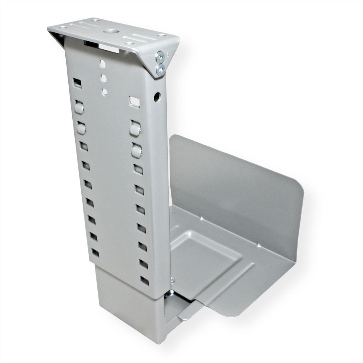 ROLINE CPU-Halterung (Untertisch) – bis 30 kg, silber, Stahl