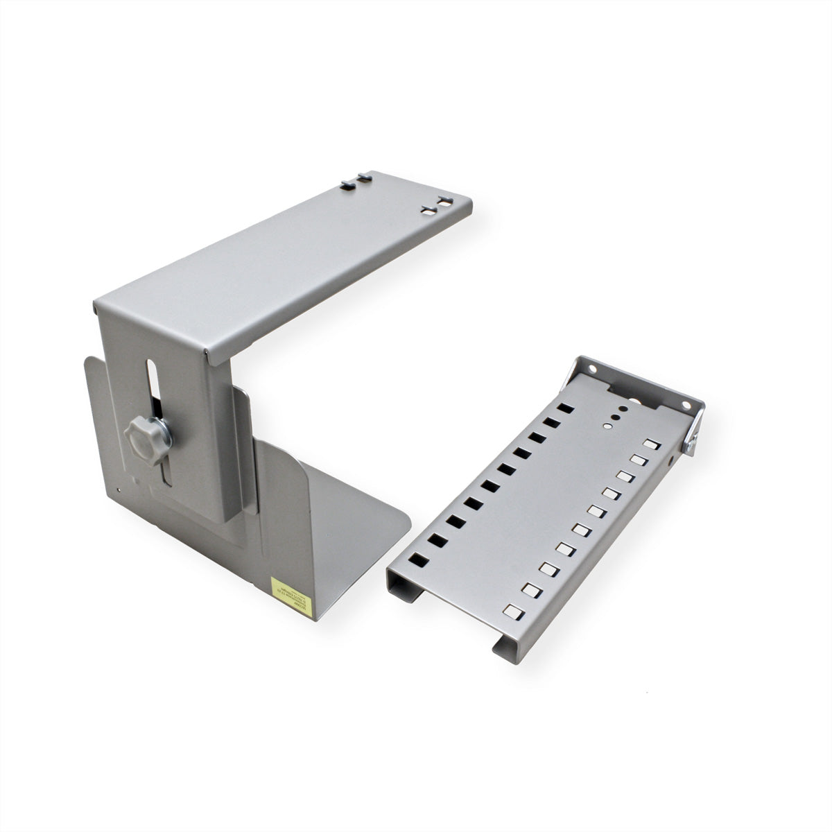 ROLINE CPU-Halterung (Untertisch) – bis 30 kg, silber, Stahl