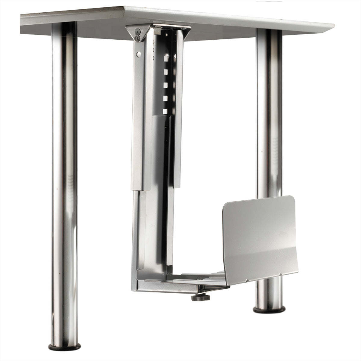 ROLINE CPU-Halterung (Untertisch) – bis 30 kg, silber, Stahl