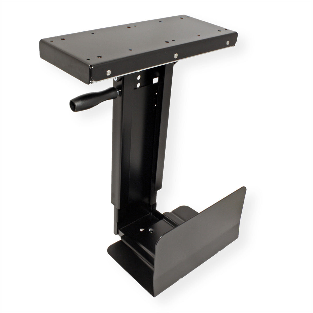 ROLINE CPU-Halterung (Untertisch) – bis 30 kg, schwarz, Stahl