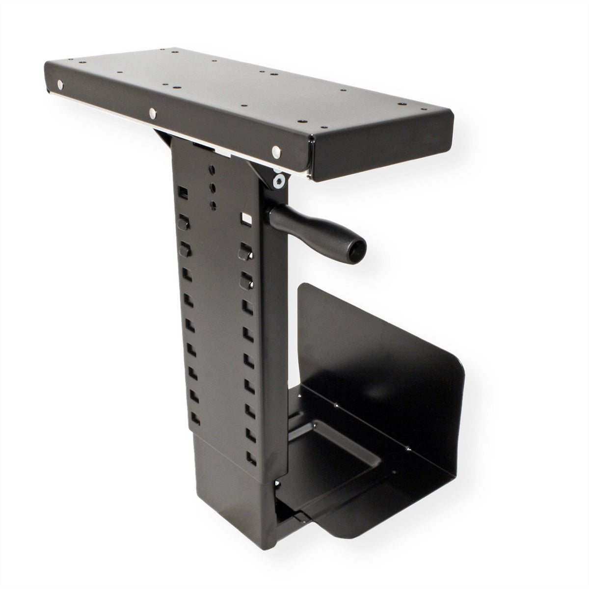 ROLINE CPU-Halterung (Untertisch) – bis 30 kg, schwarz, Stahl