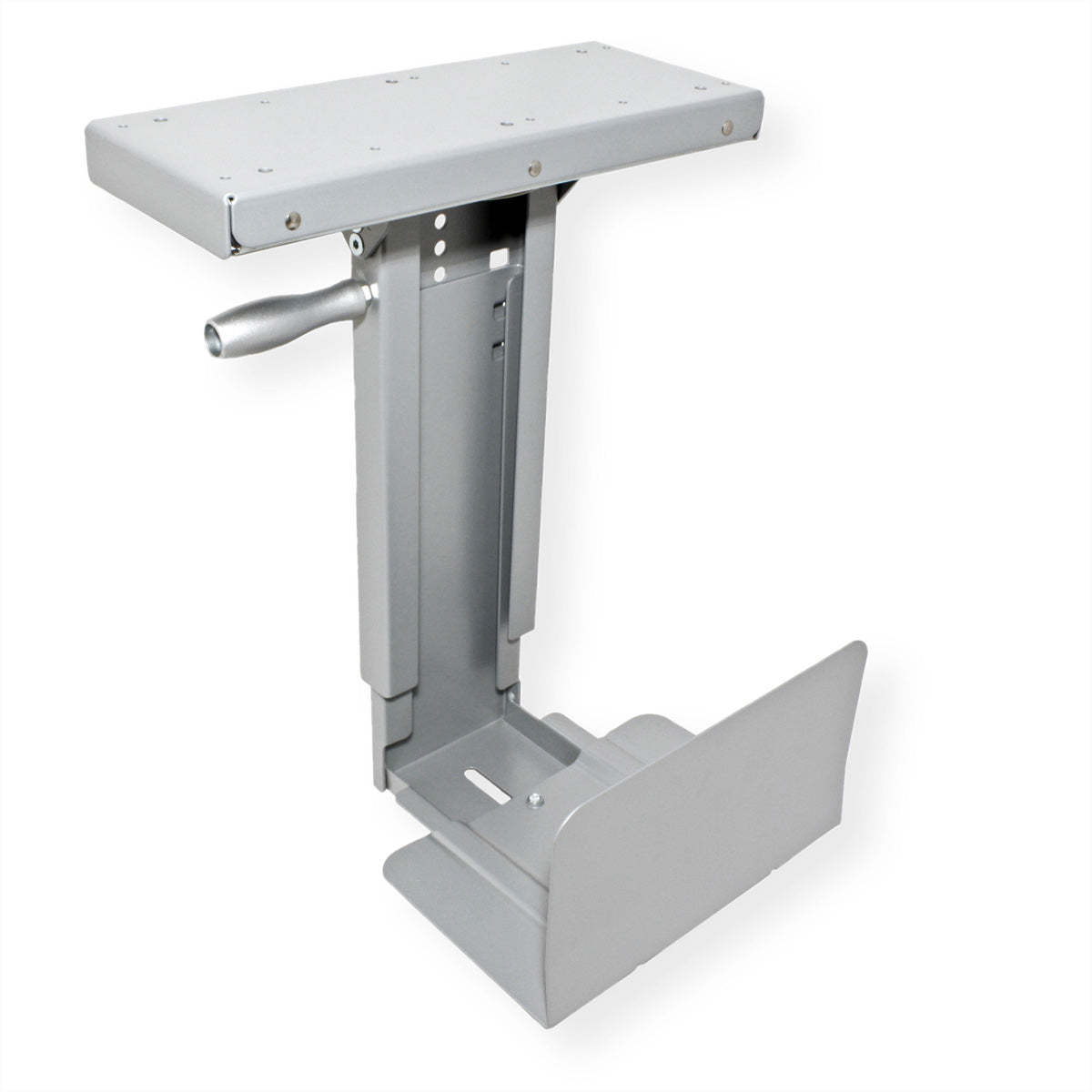 ROLINE CPU-Halterung (Untertisch) – bis 30 kg, silber, Stahl