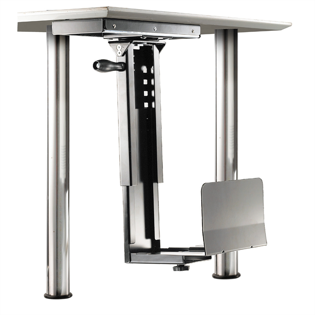ROLINE CPU-Halterung (Untertisch) – bis 30 kg, silber, Stahl
