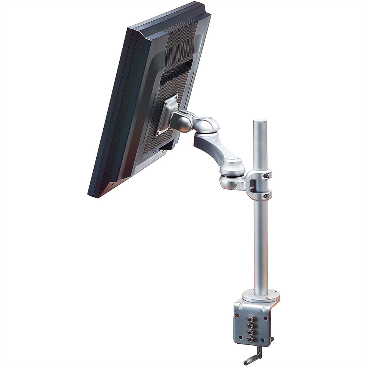 ROLINE Monitorarm Tischhalterung – Klemme/Durchführung – 1 Monitor – VESA 75×75/100×100 mm