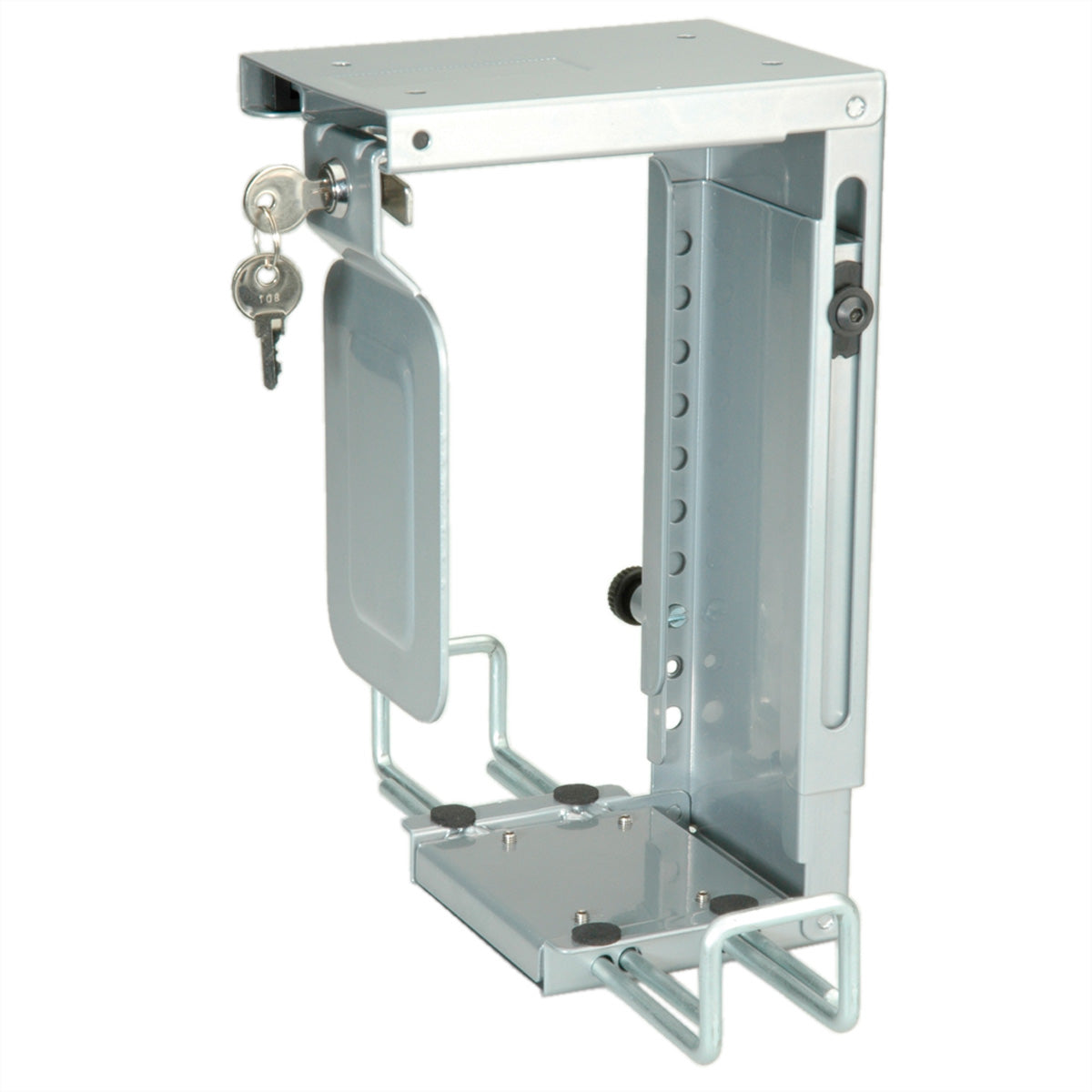 ROLINE CPU-Halterung (Untertisch) – bis 10 kg, silber, Stahl