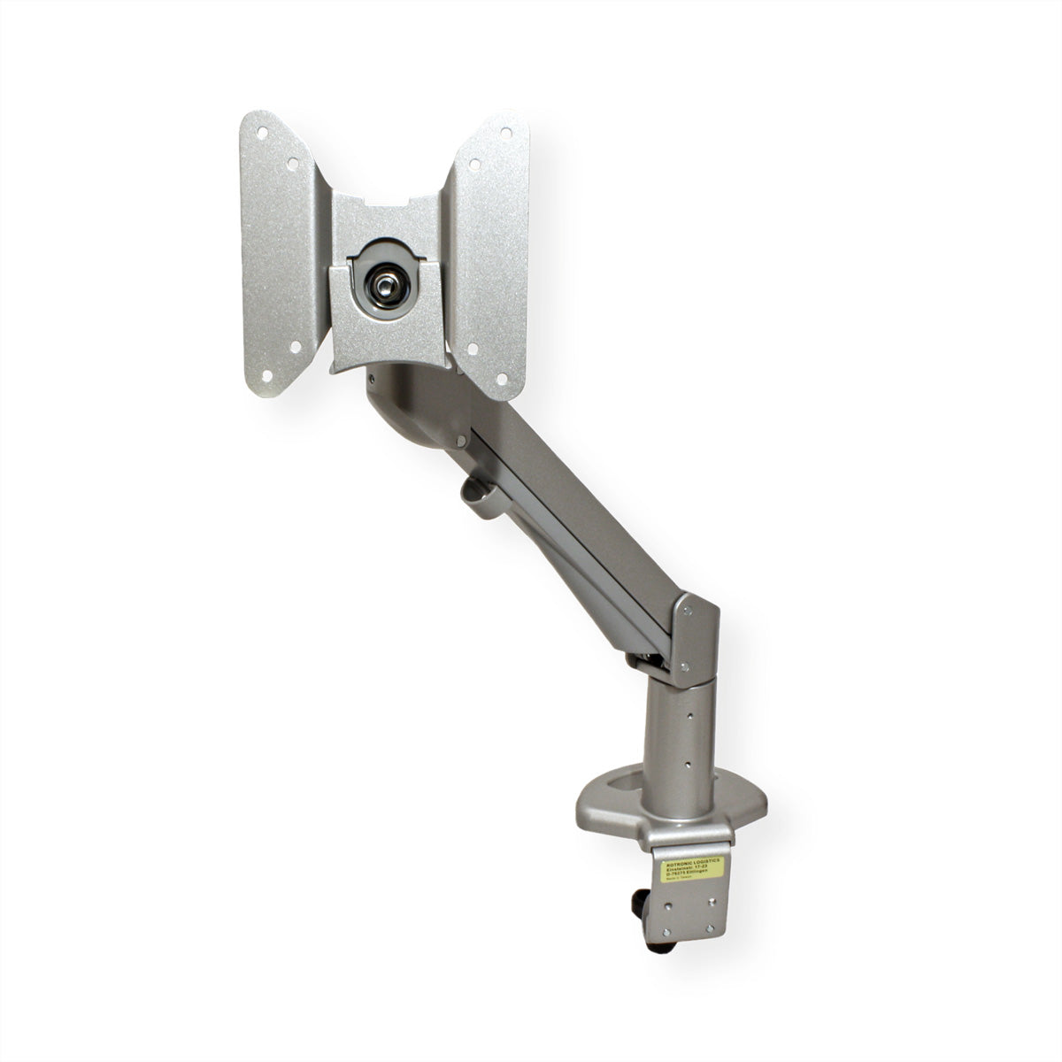 ROLINE Monitorarm Tischhalterung – Klemme/Durchführung – VESA 75×75/100×100 mm – bis 8 kg/Monitor