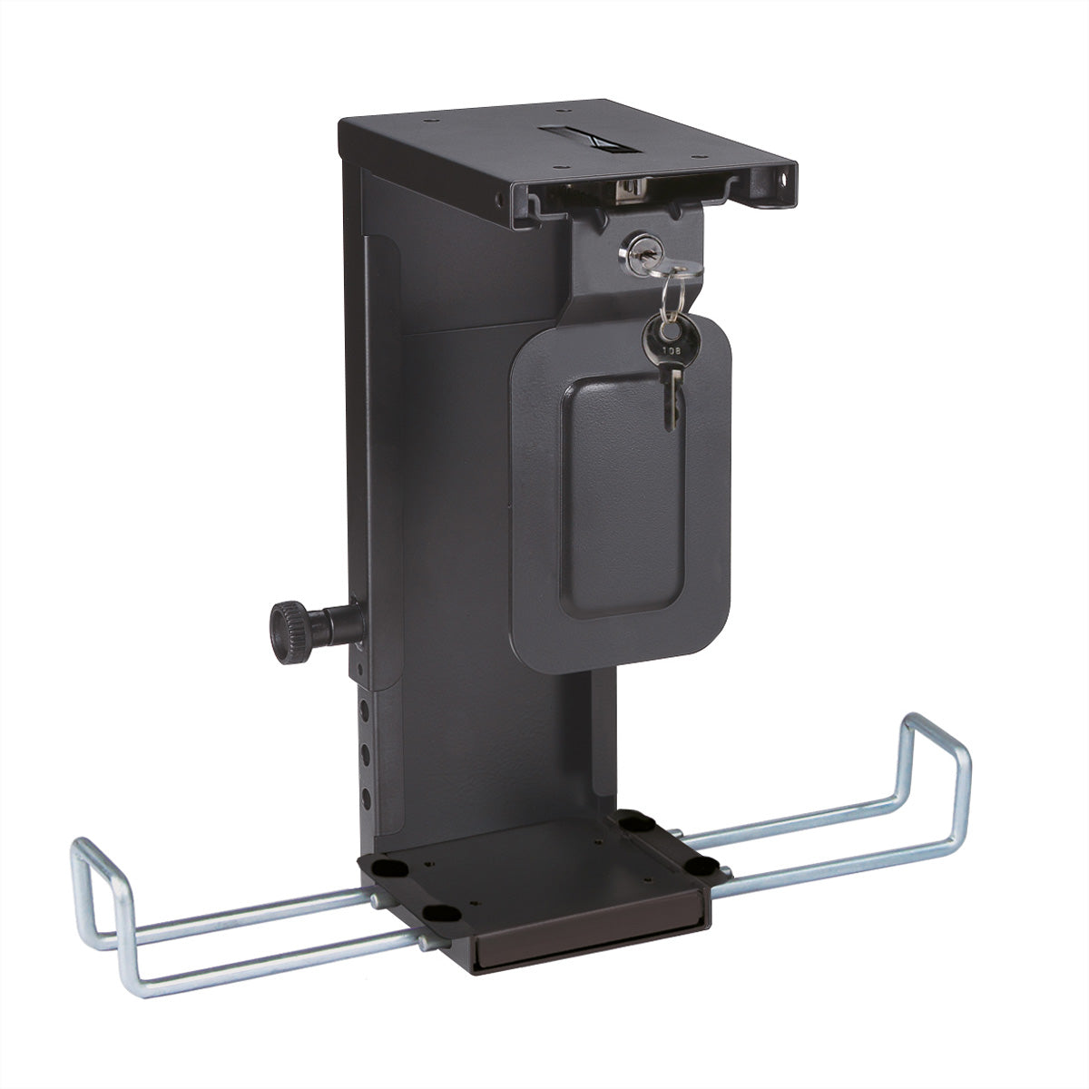 ROLINE CPU-Halterung (Untertisch) – bis 10 kg, schwarz, Metall