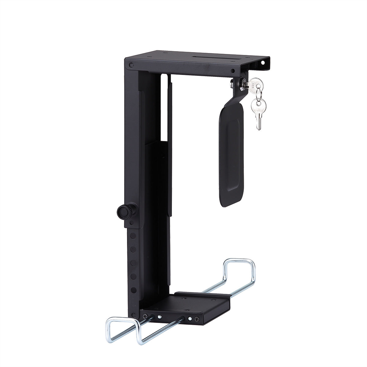 ROLINE CPU-Halterung (Untertisch) – bis 10 kg, schwarz, Metall