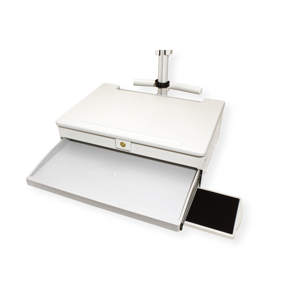 ROLINE Sitz-/Steh-Workstation – 2 Monitore – VESA 75×75/100×100 mm – bis 6 kg/Monitor – höhenverstellbar
