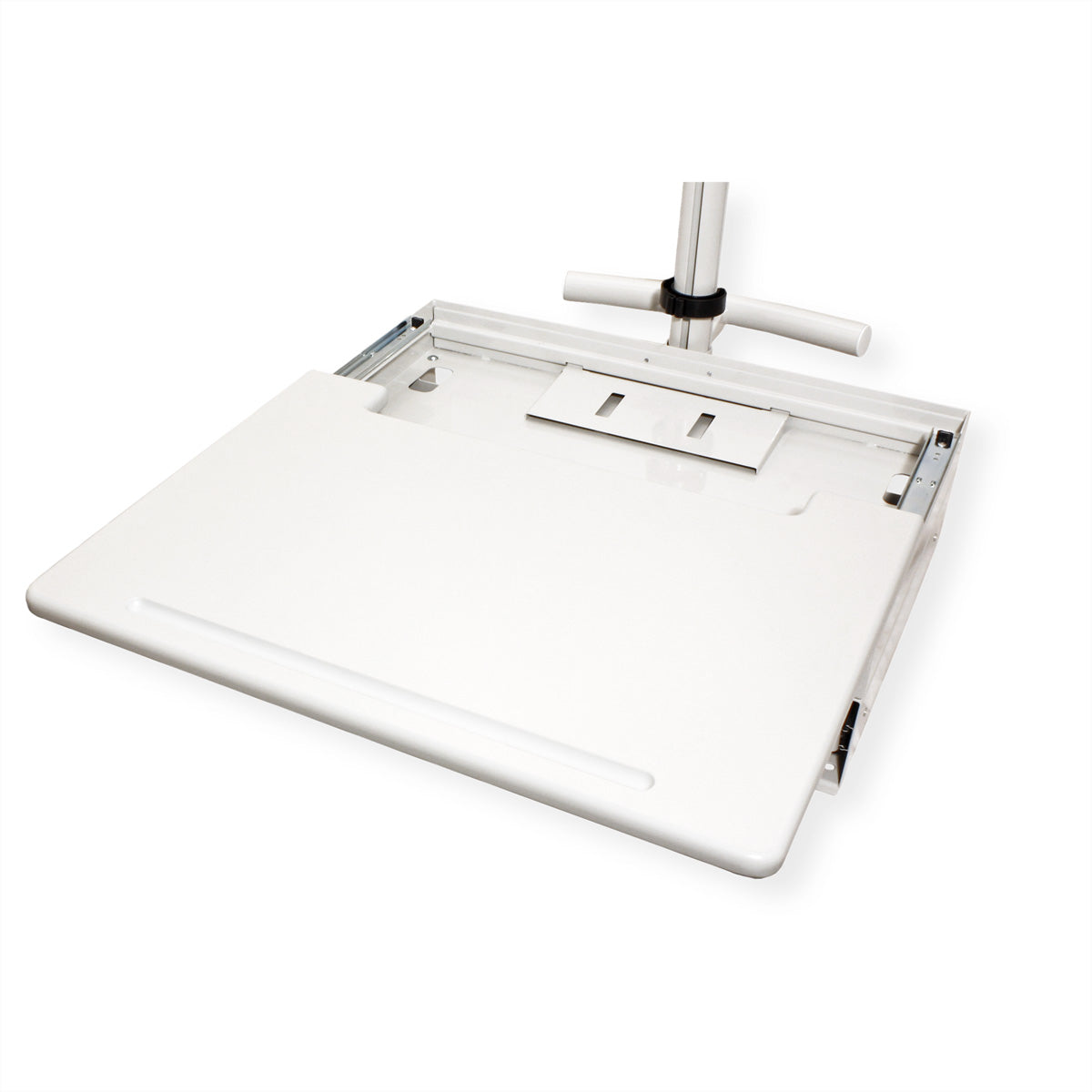 ROLINE Sitz-/Steh-Workstation – 2 Monitore – VESA 75×75/100×100 mm – bis 6 kg/Monitor – höhenverstellbar
